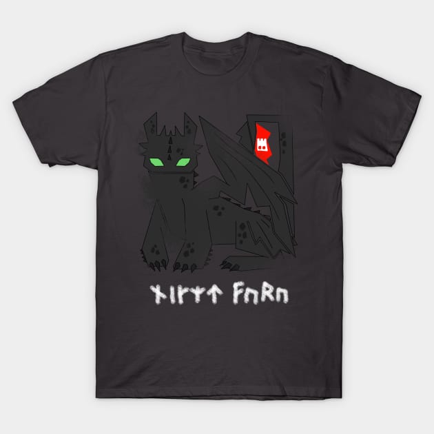 Night Fury T-Shirt by DragonDodo